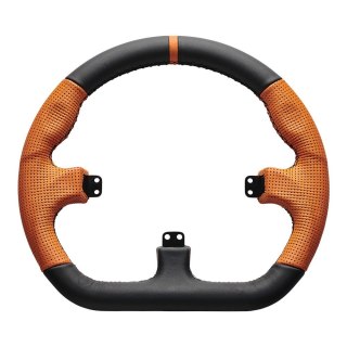Asetek Asetek SimSports GT - obręcz - zamknięte D, czarno-pomarańczowa