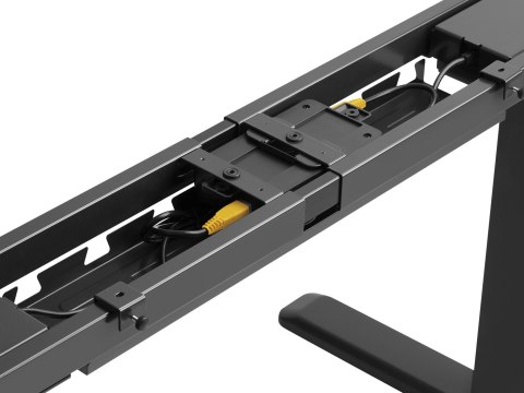 EQUIP Equip 650805 Rama stojąca biurka Prąd elektryczny 2 x noga Czarny