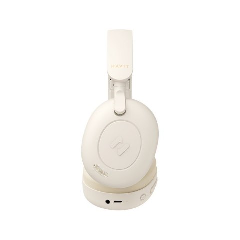 HAVIT Słuchawki bezprzewodowe bluetooth Havit H655BT beżowy