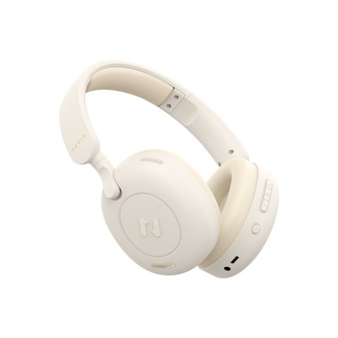 HAVIT Słuchawki bezprzewodowe bluetooth Havit H655BT beżowy