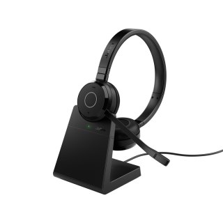 Jabra Jabra Evolve 65 TE Zestaw słuchawkowy Przewodowy i Bezprzewodowy Opaska na głowę Biuro/centrum telefoniczne USB Typu-A Bluetooth