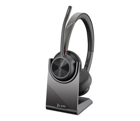 POLY POLY Zestaw słuchawkowy Voyager 4320-M z certyfikatem Microsoft Teams + adapter BT700 + stacja ładująca