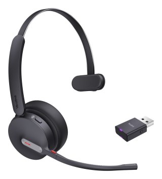 Yealink Yealink WH64 Hybrid Mono Teams Zestaw słuchawkowy Bezprzewodowy Opaska na głowę Biuro/centrum telefoniczne Micro-USB Bluetooth C