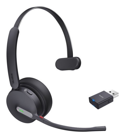 Yealink Yealink WH64 Hybrid Mono Teams Zestaw słuchawkowy Bezprzewodowy Opaska na głowę Biuro/centrum telefoniczne Micro-USB Bluetooth C