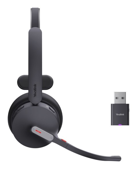 Yealink Yealink WH64 Hybrid Mono Teams Zestaw słuchawkowy Bezprzewodowy Opaska na głowę Biuro/centrum telefoniczne Micro-USB Bluetooth C