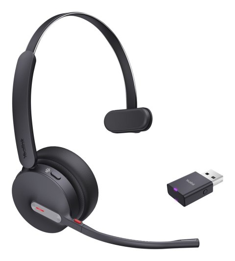 Yealink Yealink WH64 Hybrid Mono Teams Zestaw słuchawkowy Bezprzewodowy Opaska na głowę Biuro/centrum telefoniczne Micro-USB Bluetooth C