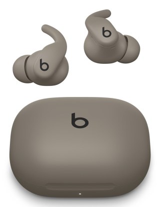 Apple Słuchawki Apple Powerbeats Fit - Wireless Noise-Cancelling Workout Earbuds - Gravel Grey (ME2K4ZM/A)