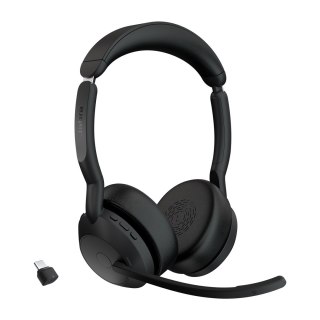 Jabra Jabra 25599-989-899 słuchawki/zestaw słuchawkowy Bezprzewodowy Opaska na głowę Biuro/centrum telefoniczne Bluetooth Podstawka do