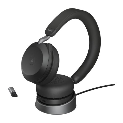 Jabra Jabra 27599-999-989 słuchawki bezprzewodowe nagłowne, Bluetooth, podstawka do ładowania, Czarne