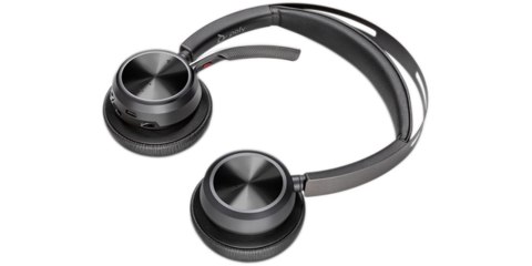 POLY POLY Zestaw słuchawkowy Voyager Focus 2 USB-C-C + przejściówka USB-C/A
