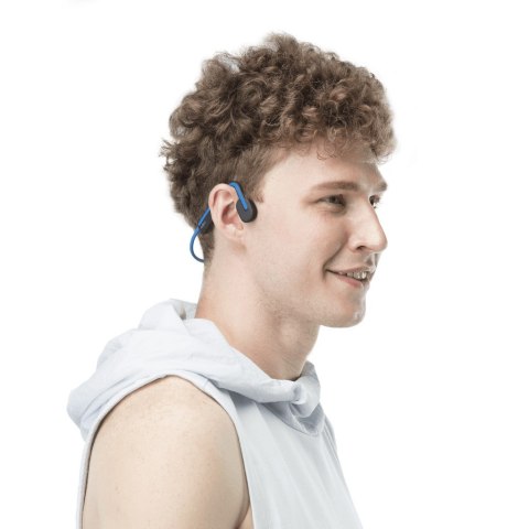 SHOKZ Słuchawki bezprzewodowe kostne Shokz OpenMove USB-C niebieskie