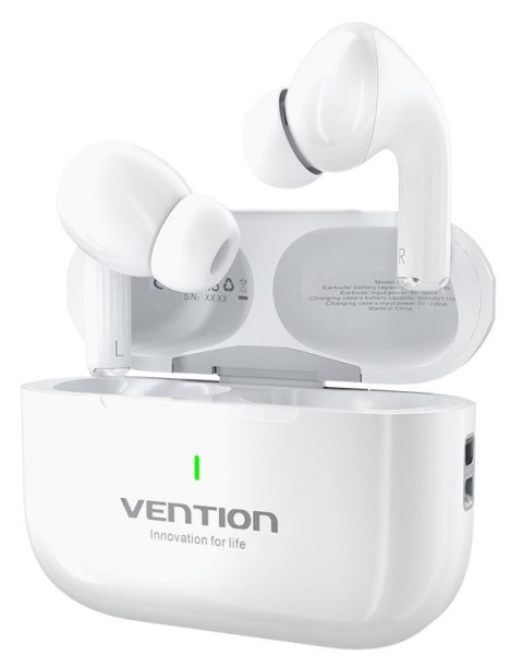 Vention Słuchawki bezprzewodowe ECHO LITE E11 Bluetooth 5.4 HiFi TWS biały