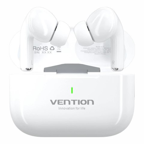 Vention Słuchawki bezprzewodowe ECHO LITE E11 Bluetooth 5.4 HiFi TWS biały