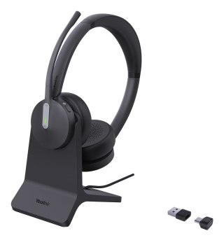 Yealink Zestaw słuchawkowy Yealink BH70 Dual Teams z podstawką ładującą USB-C/A