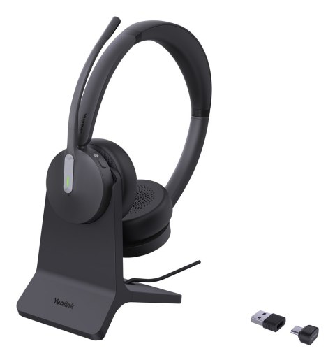 Yealink Zestaw słuchawkowy Yealink BH70 Dual Teams z podstawką ładującą USB-C/A