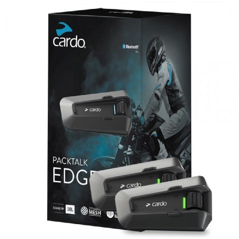 Cardo CARDO PACKTALK EDGE DUO - Interkom motocyklowy na 2 kaski