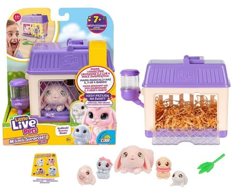 Cobi Figurka Little Live Pets - Mama Surprise Mini królik