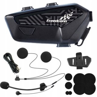 FreedConn Interkom motocyklowy FreedConn F1 Plus V2 EU BT 5.4+EDR zasięg do 500m MÓWI PO POLSKU