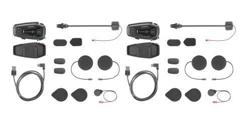 INTERPHONE Interkom motocyklowy INTERPHONE U-COM 8R, komplet na 2 kaski