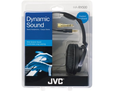 JVC Słuchawki JVC HAR-X500E (nauszne, czarne)