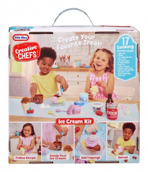 Little Tikes Zestaw do lodów Creative Chefs + 17 akcesoriów