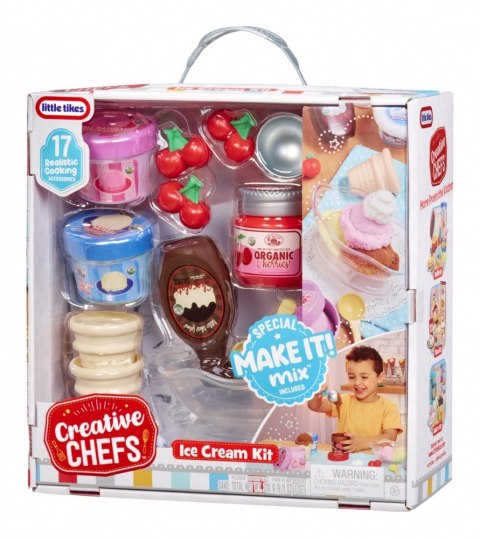 Little Tikes Zestaw do lodów Creative Chefs + 17 akcesoriów