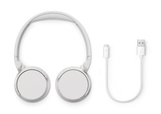 Philips Philips 4000 series TAH4209WT/00 słuchawki/zestaw słuchawkowy Bezprzewodowy Opaska na głowę Połączenia/muzyka Bluetooth Biały