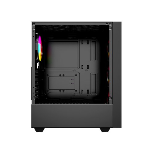 GEMBIRD GEMBIRD OBUDOWA FORNAX 4000 MIDI-TOWER (2X USB 3.0, 1X USB 2.0, HD AUDIO, SZKLANY PANEL BOCZNY, PODŚWIETLENIE ARGB) CZARNA