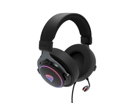 GENESIS GENESIS NSG-2169 słuchawki/zestaw słuchawkowy Przewodowa Opaska na głowę Gaming USB Typu-A Czarny