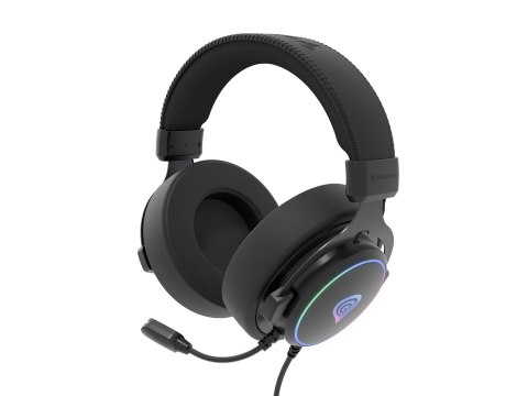 GENESIS GENESIS NSG-2169 słuchawki/zestaw słuchawkowy Przewodowa Opaska na głowę Gaming USB Typu-A Czarny