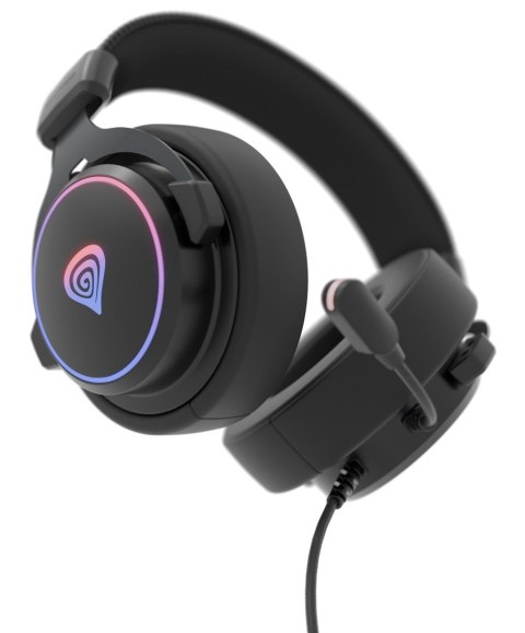 GENESIS GENESIS NSG-2169 słuchawki/zestaw słuchawkowy Przewodowa Opaska na głowę Gaming USB Typu-A Czarny