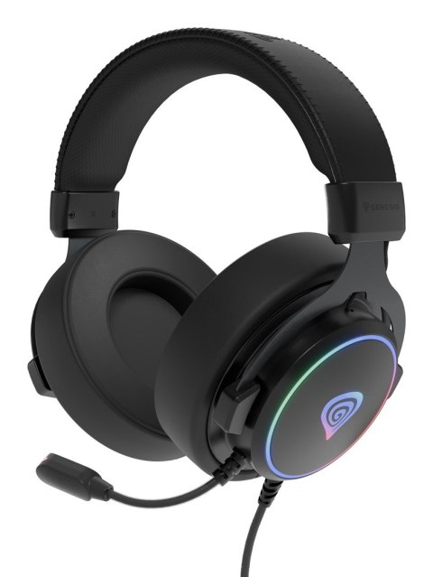 GENESIS GENESIS NSG-2169 słuchawki/zestaw słuchawkowy Przewodowa Opaska na głowę Gaming USB Typu-A Czarny
