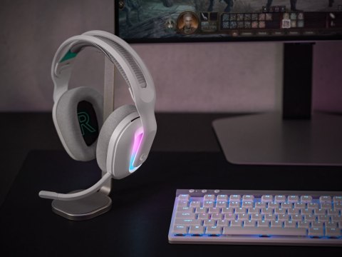 Logitech Logitech G G522 Lightspeed Zestaw słuchawkowy Bezprzewodowy Opaska na głowę Gaming USB Type-C Bluetooth Biały