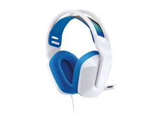 Logitech Słuchawki gamingowe przewodowe G335 białe EMEA