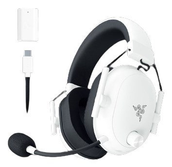 RAZER Razer BlackShark V2 HyperSpeed Zestaw słuchawkowy Przewodowy i Bezprzewodowy Opaska na głowę Gaming USB Typu-A Bluetooth Biały