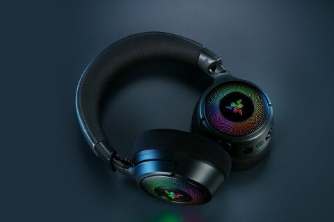 RAZER Razer Kraken V4 Zestaw słuchawkowy Bezprzewodowy Opaska na głowę Gaming USB Typu-A Bluetooth Czarny