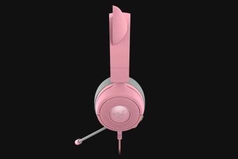 RAZER Zestaw słuchawkowy Razer Gaming Kraken Kitty V3 X Przewodowe Nauszne Mikrofon Kwarc