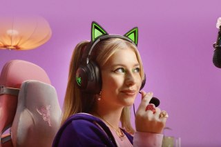 RAZER Zestaw słuchawkowy Razer Kraken Kitty V2 Mikrofon przewodowy nauszny z redukcją szumów