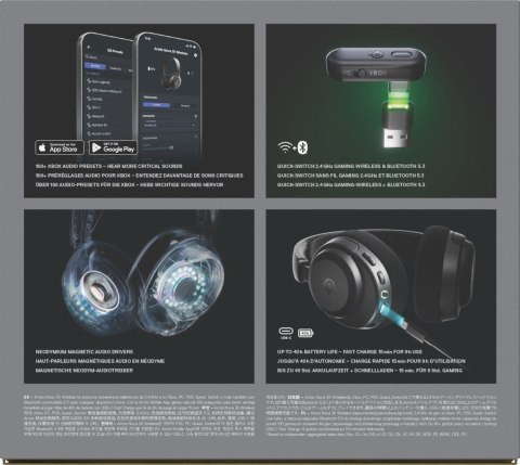 SteelSeries Słuchawki Steelseries Arctis Nova 3X Wireless for Xbox, czarne