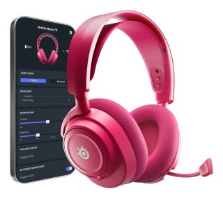 SteelSeries Steelseries Arctis Nova 7X Gen 2 Zestaw słuchawkowy Bezprzewodowy Opaska na głowę Gaming Bluetooth Purpurowy