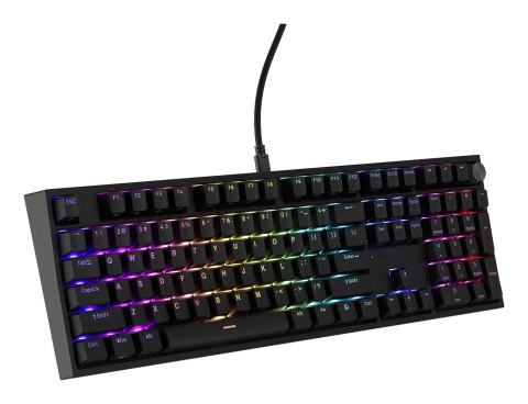 GENESIS Klawiatura GENESIS THOR 404 USB QWERTY Angielski Czarny