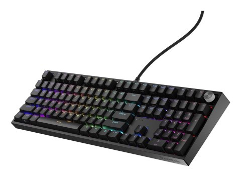 GENESIS Klawiatura GENESIS THOR 404 USB QWERTY Angielski Czarny