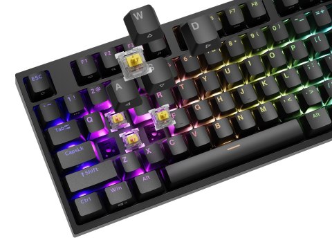 GENESIS Klawiatura GENESIS THOR 404 USB QWERTY Angielski Czarny