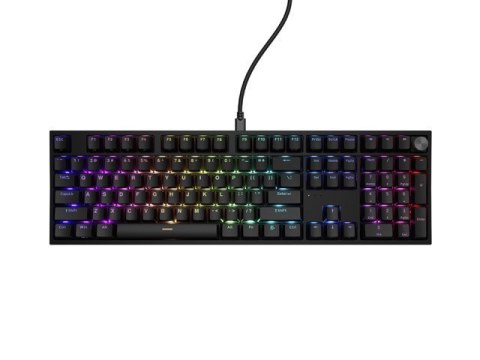 GENESIS Klawiatura GENESIS THOR 404 USB QWERTY Angielski Czarny