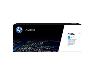 Hewlett-Packard HP 658A — oryginalny wkład LaserJet z błękitnym tonerem