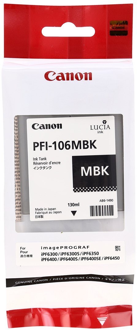 Canon Kaseta Canon PFI-106MBK matowy