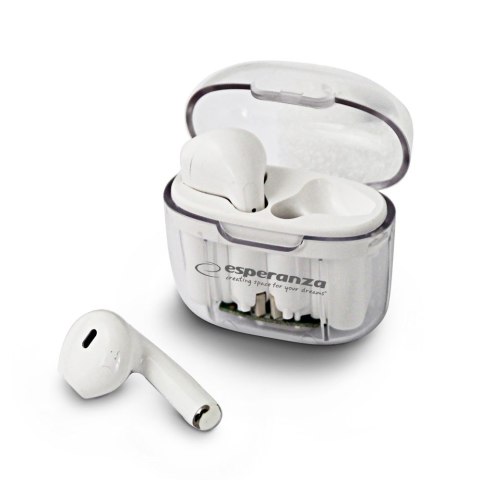 Esperanza ESPERANZA SŁUCHAWKI DOUSZNE BLUETOOTH TWS ANTHE WHITERDERA EH237W
