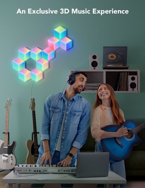 Govee Govee Glide Hexa Pro Inteligentny kinkiet Wi-Fi/Bluetooth 72 W