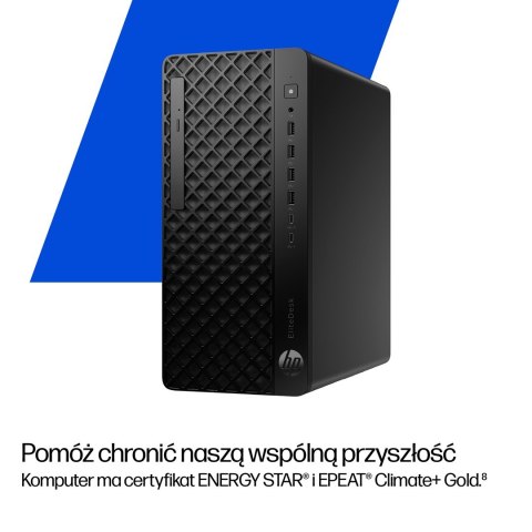 Hewlett-Packard HP EliteDesk 8 SFF G1i AI Intel Core Ultra 5 235 16 GB DDR5-SDRAM 512 GB SSD Windows 11 Pro PC AI PC Czarny