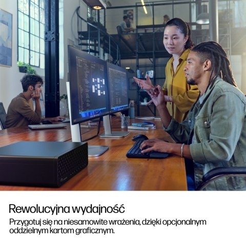 Hewlett-Packard HP EliteDesk 8 SFF G1i AI Intel Core Ultra 5 235 16 GB DDR5-SDRAM 512 GB SSD Windows 11 Pro PC AI PC Czarny